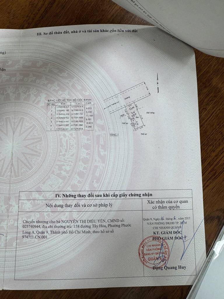 BÁN NỀN ĐẤT MẶT TIỀN HẺM 45 ĐƯỜNG TRƯỜNG LƯU - 4,75 TỶ/105M2